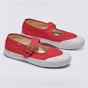 Vans MARY JANE 'Canvas Tomato' Women Size 8.5US Mens 7.0 US
